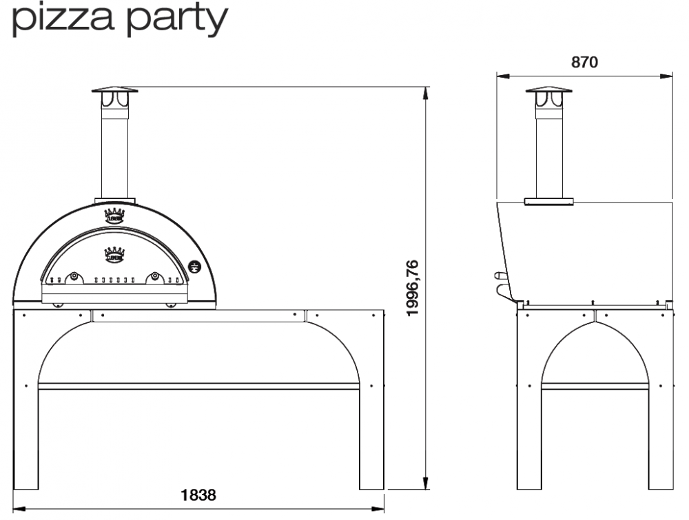 Dimensioni Forno